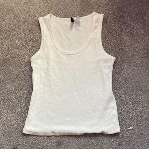 white tank top